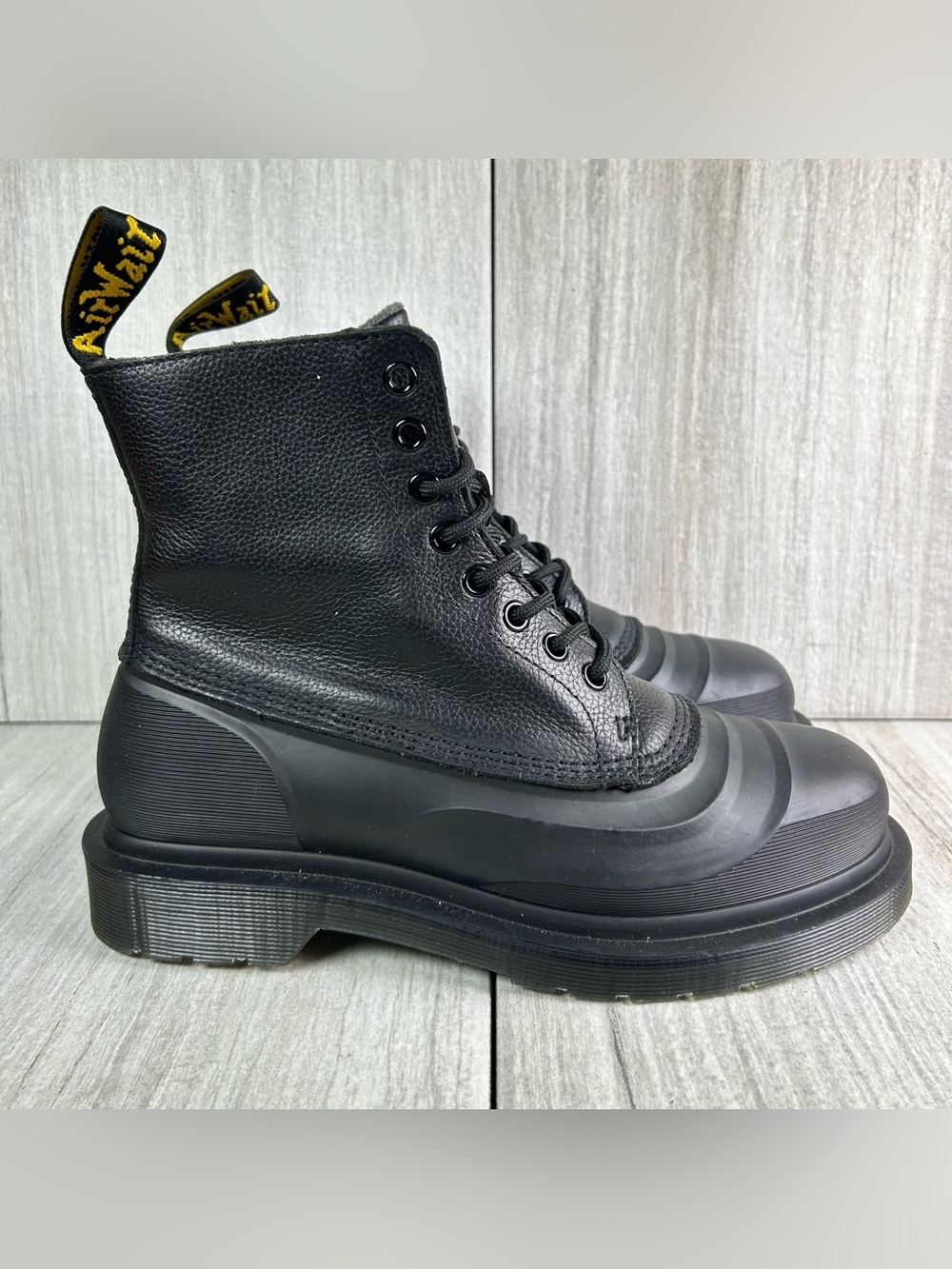NEW Dr. Martens Docs 1460 Sub Fleece Lined Black Combat Boot Women’s Size 8